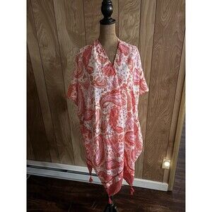 PAISLEY PRINT COVER UP KUMINO PONCHO. LIGHTWEIGHT‎  One Size 0-14
